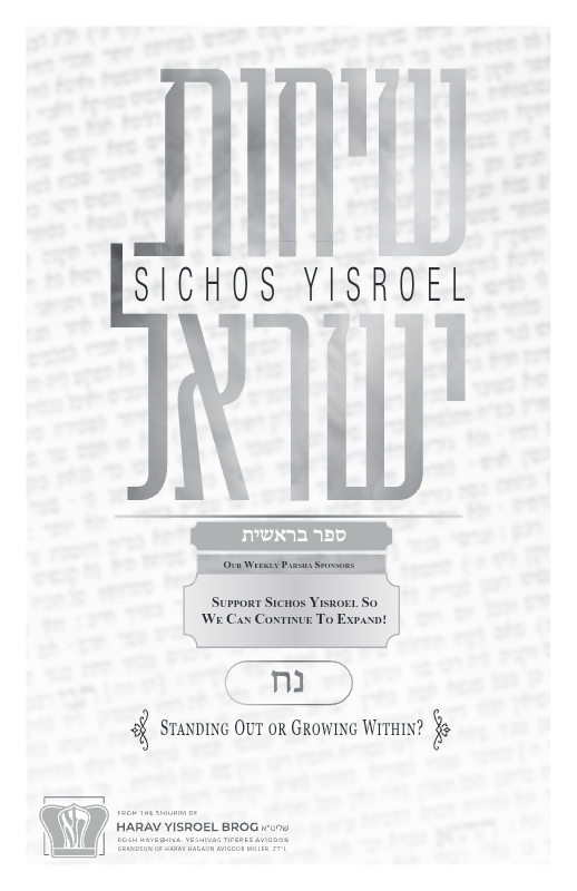 First page preview of Sichos Yisroel
